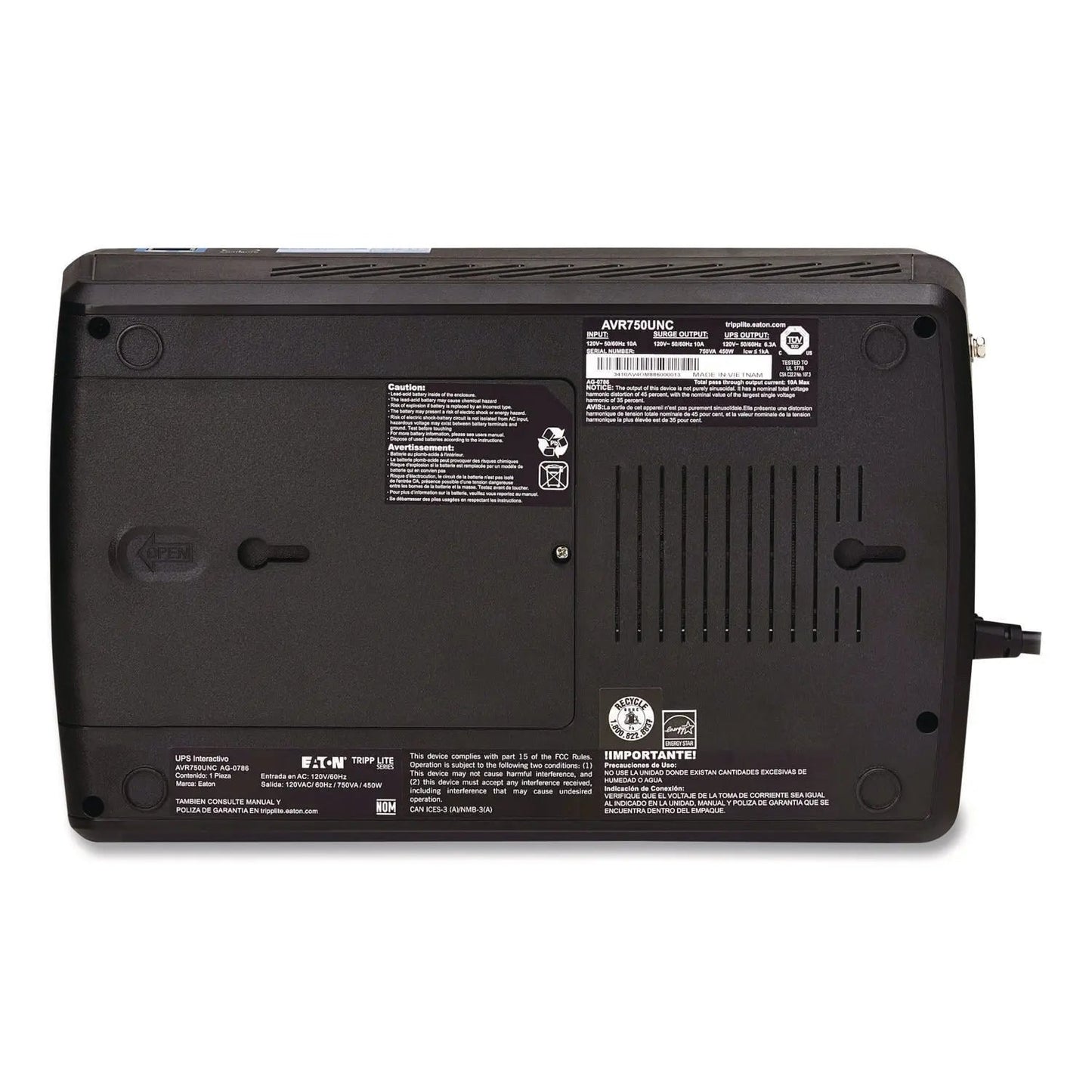 Tripp Lite by Eaton Line-Interactive Cloud-Connected UPS with Remote Monitoring, 12 Outlets, 750 VA, 316 J