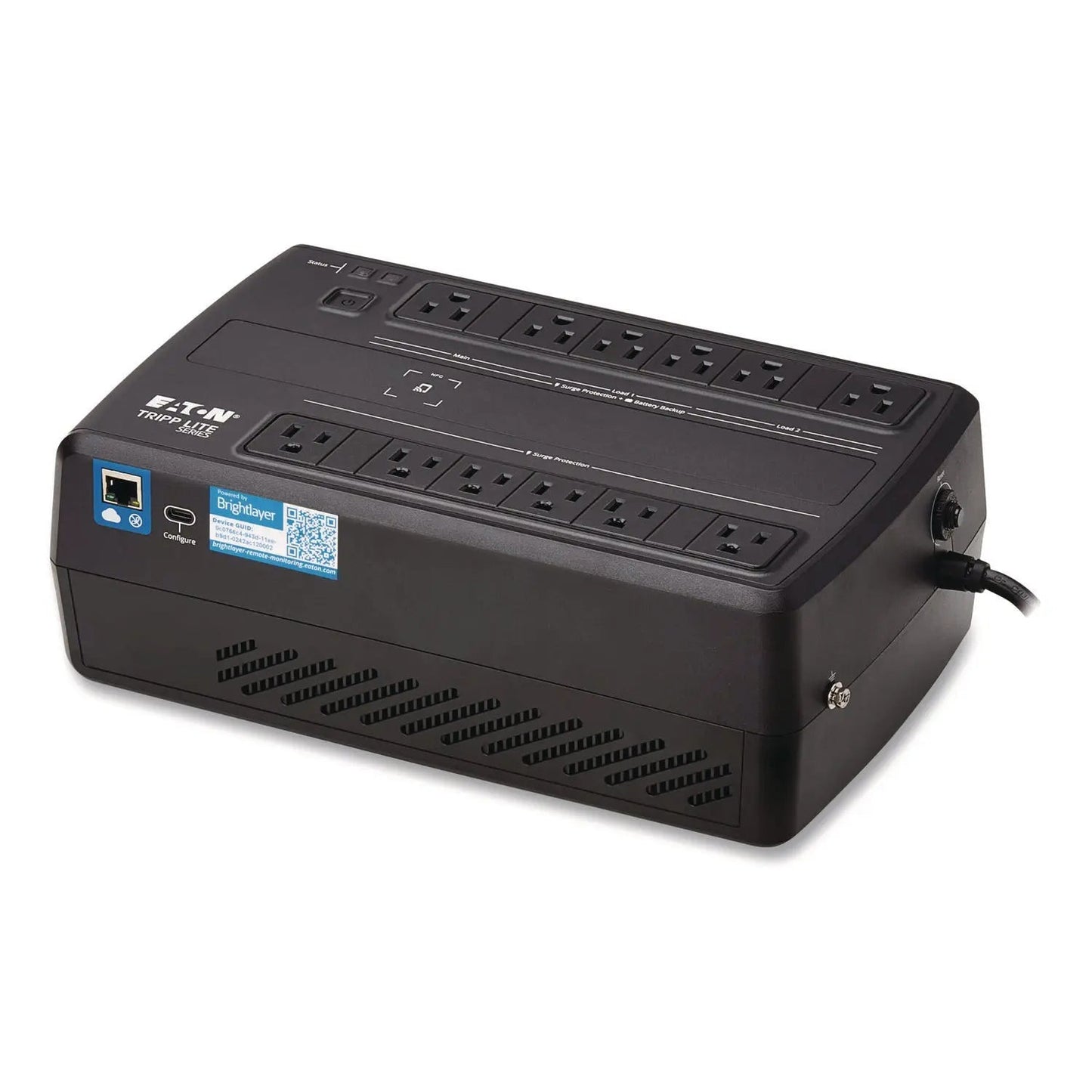 Tripp Lite by Eaton Line-Interactive Cloud-Connected UPS with Remote Monitoring, 12 Outlets, 750 VA, 316 J