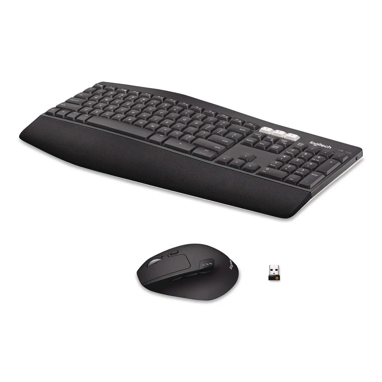 Logitech® MK850 Performance Wireless Keyboard and Mouse Combo, 2.4 GHz Frequency/33 ft Wireless Range, Black