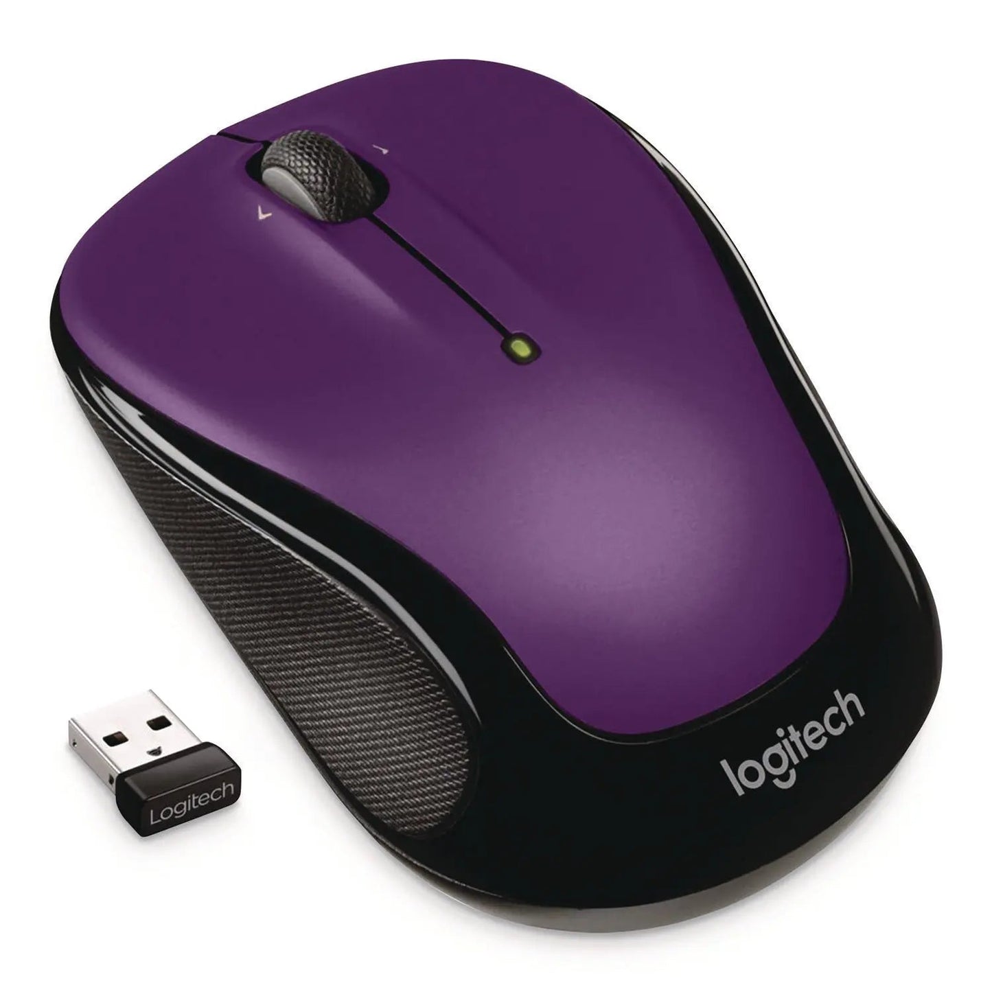 Logitech® M325S Wireless Mouse, 2.4 GHz Frequency, 32.8 ft Wireless Range, Left/Right Hand Use, Violet