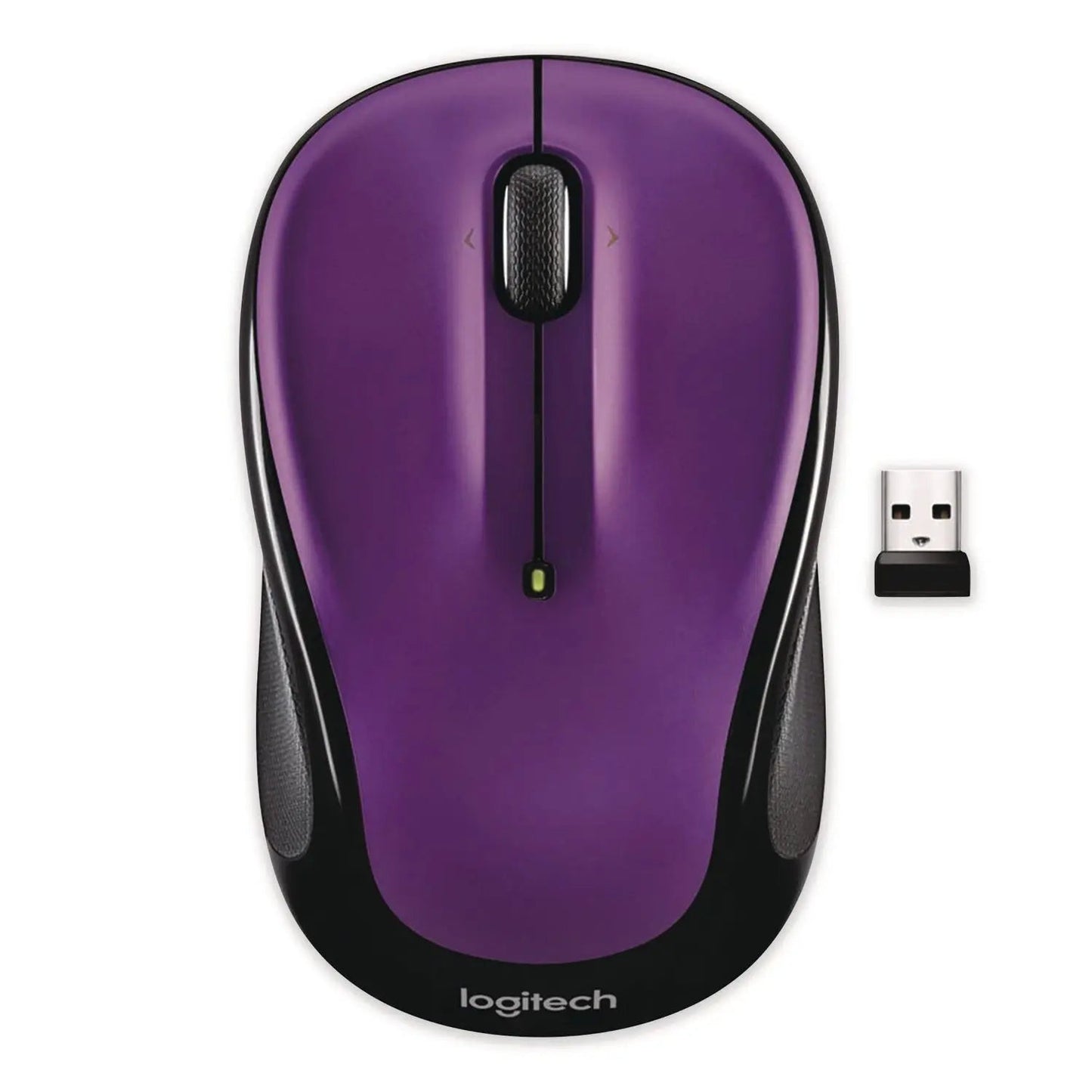 Logitech® M325S Wireless Mouse, 2.4 GHz Frequency, 32.8 ft Wireless Range, Left/Right Hand Use, Violet
