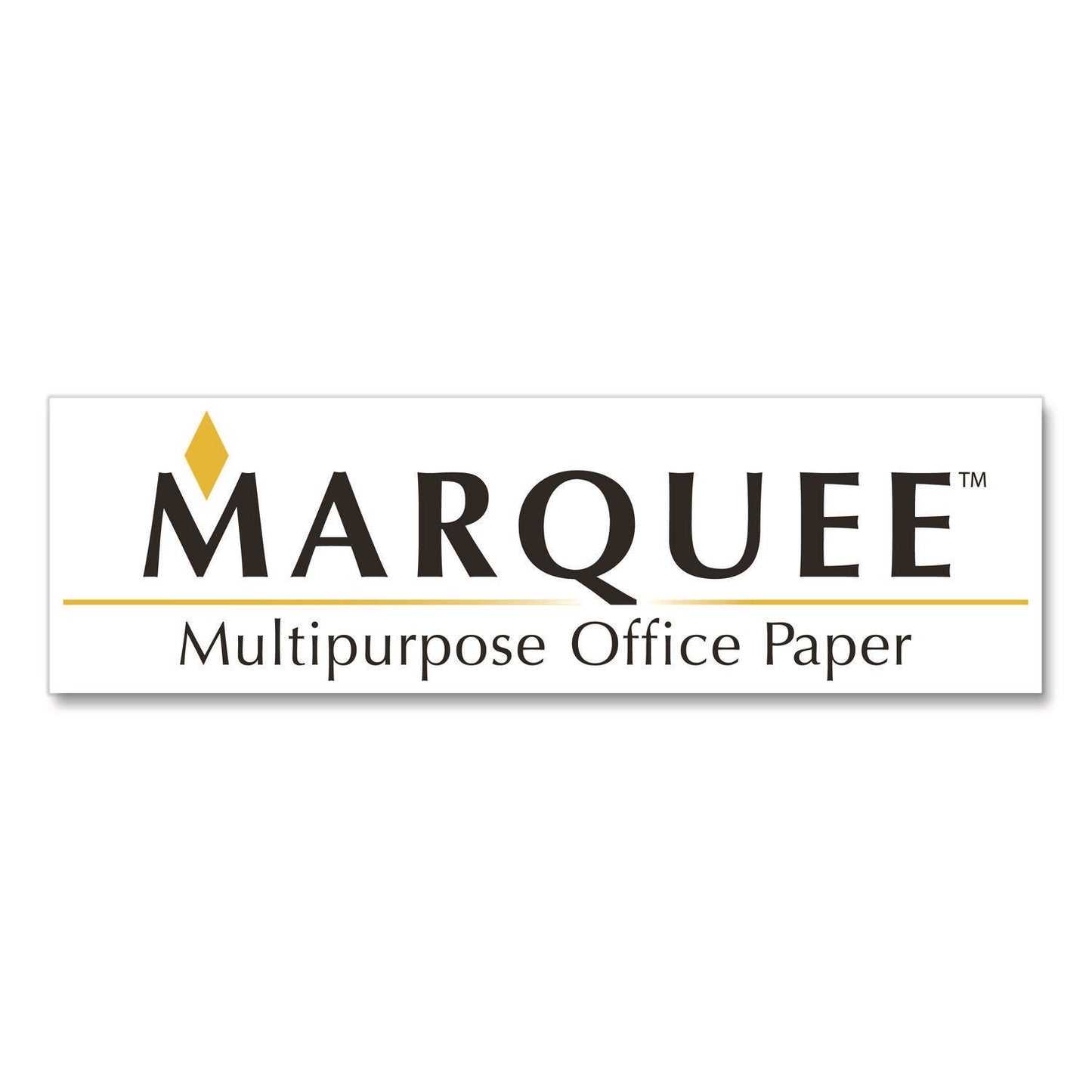 Marquee Multipurpose Office Paper, 96 Bright, 20 lb Bond Weight, 8.5 x 11, White, 500 Sheets/Ream, 10 Reams/Carton, 40 Cartons/Pallet