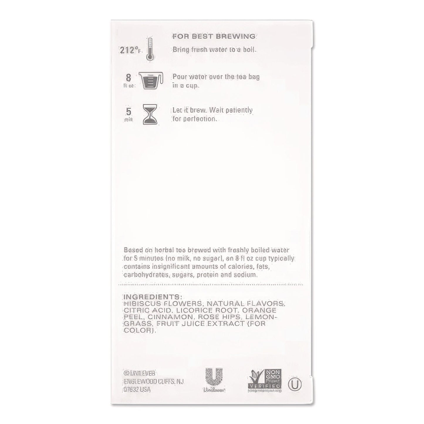 Tazo® Tea Bags, Passion, 20/Box