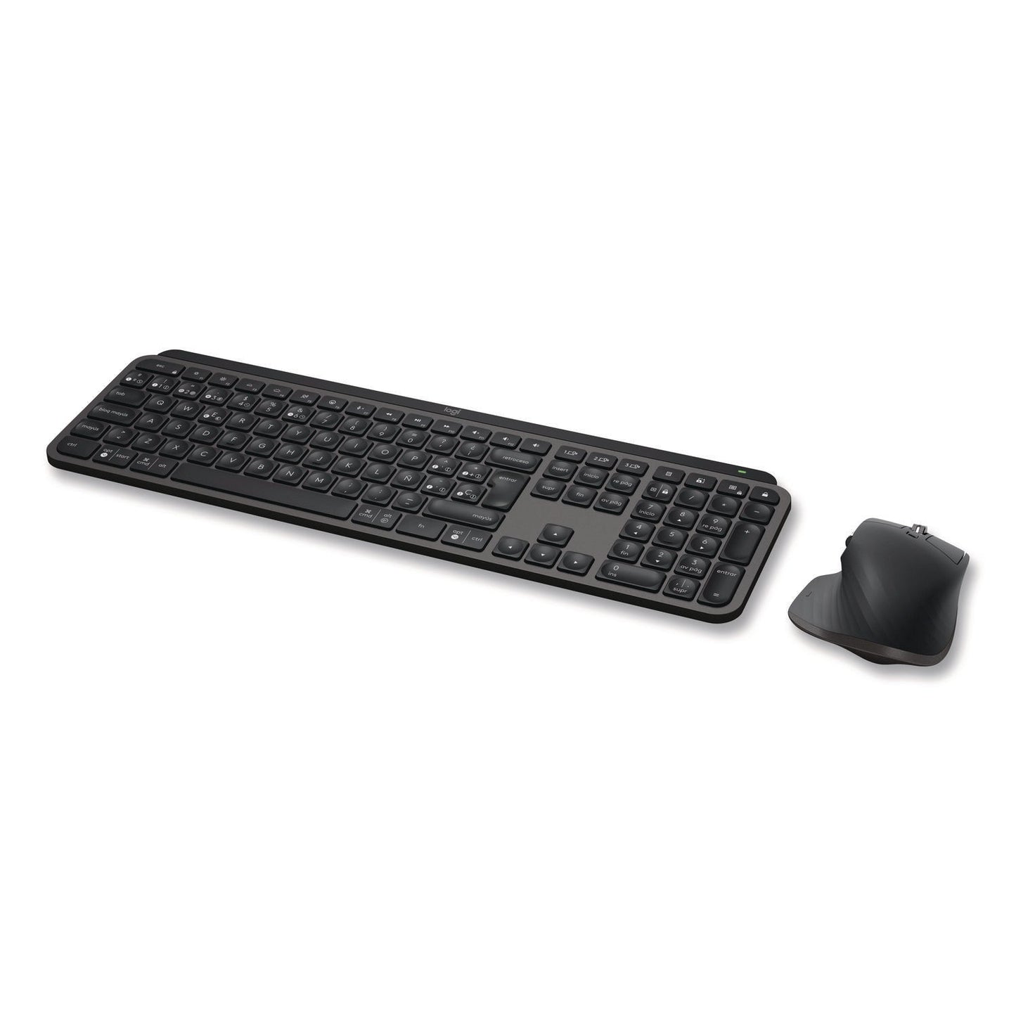 Logitech® MX Keys S Combo, 33 ft Wireless Range, Black
