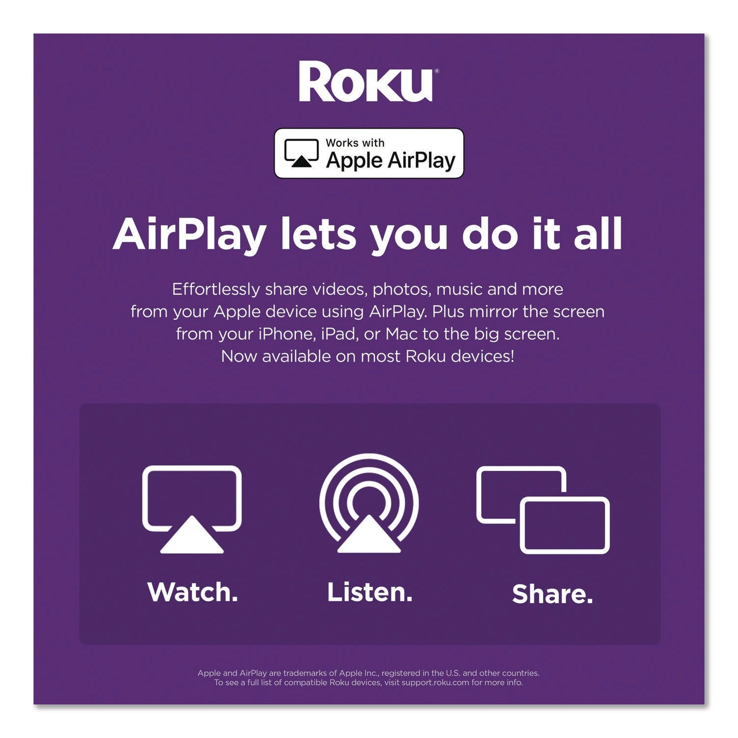 Roku Streaming Stick, Black