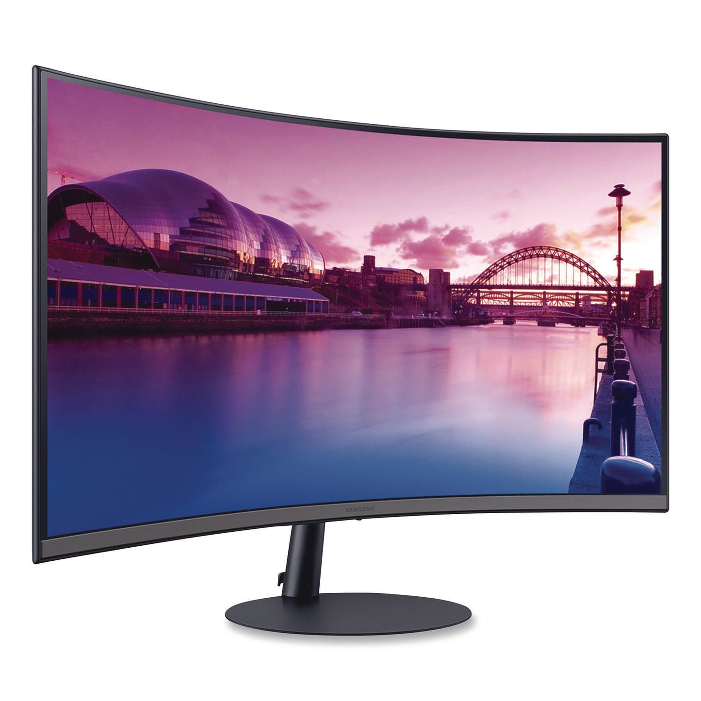 Samsung Curved LCD Monitor, 32" Widescreen, VA Panel, 1920 Pixels x 1080 Pixels