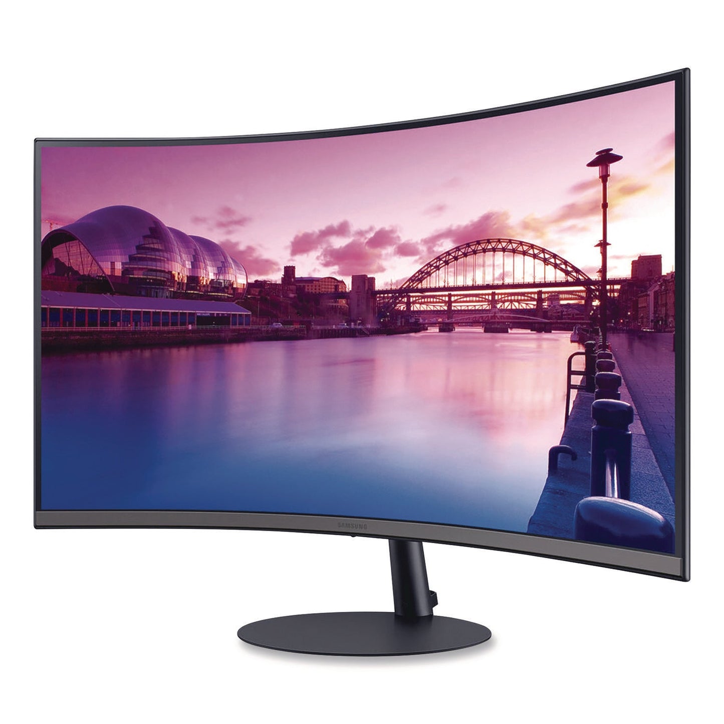 Samsung Curved LCD Monitor, 32" Widescreen, VA Panel, 1920 Pixels x 1080 Pixels
