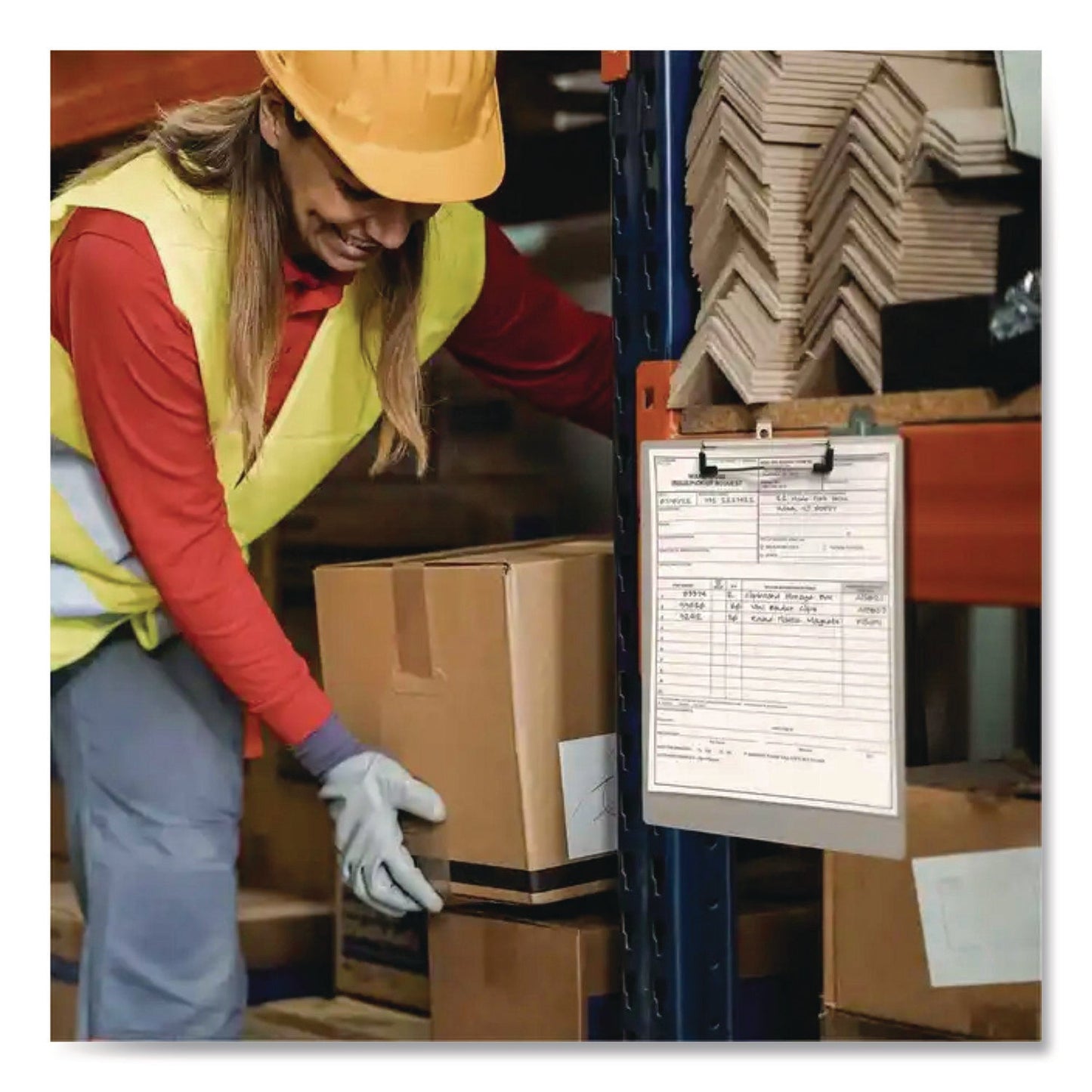 Officemate Officemate Aluminum Magnetic Clipboard, 1.5" Clip Capacity, Holds 8 x 11 Sheets, Gray
