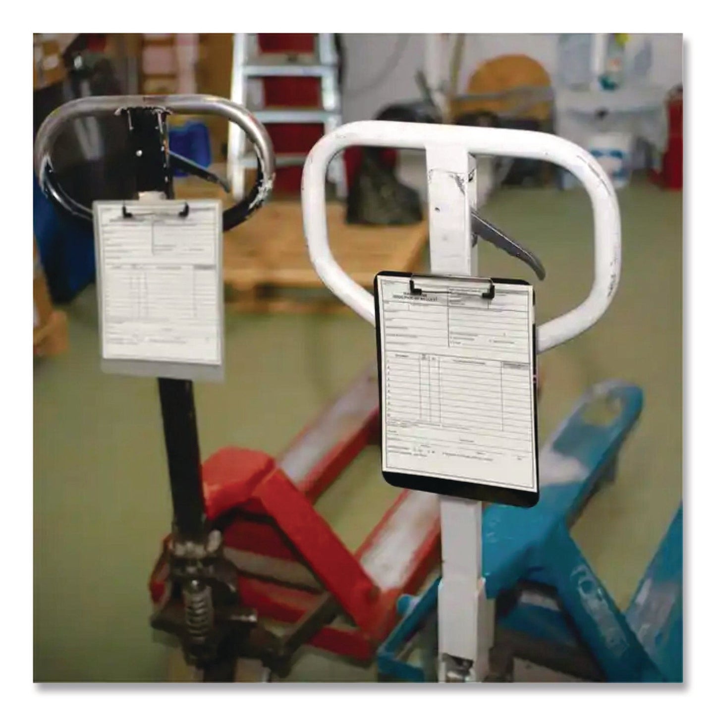 Officemate Officemate Aluminum Magnetic Clipboard, 1.5" Clip Capacity, Holds 8 x 11 Sheets, Gray