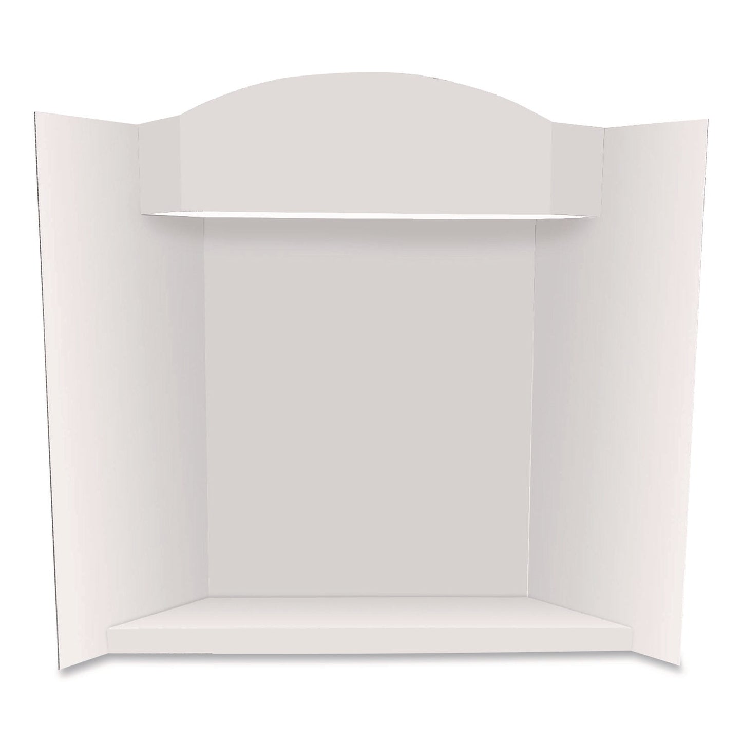 Royal Brites Stage It Display Board, 37" x 44", 1-Ply, Corrugate, White, 5/Pack