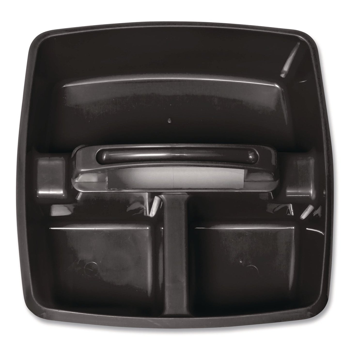 Storex Small Caddy, 9.25 x 9.25 x 12, Black, 6/Pack