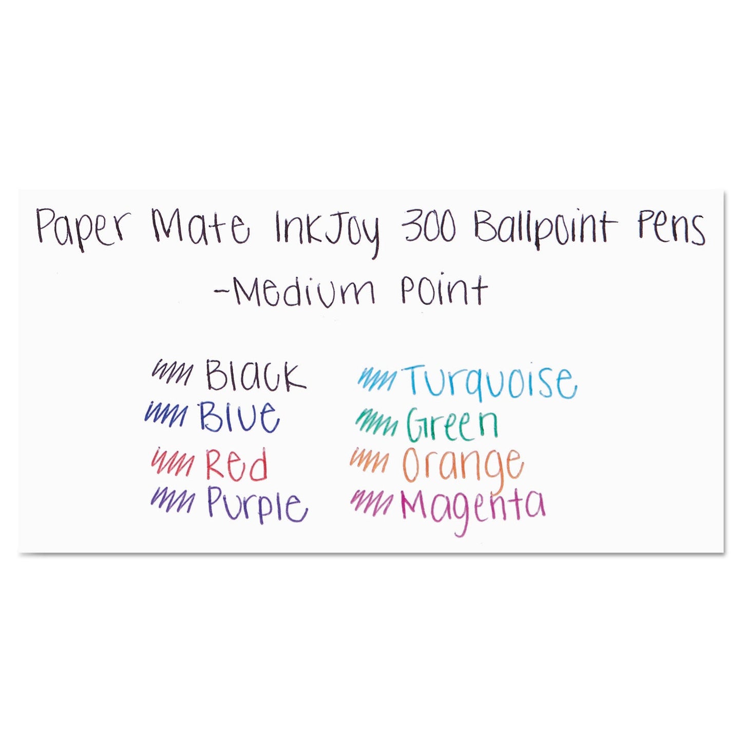 Paper Mate® InkJoy 300 RT Ballpoint Pen, Retractable, Medium 1 mm, Red Ink, Red Barrel, Dozen