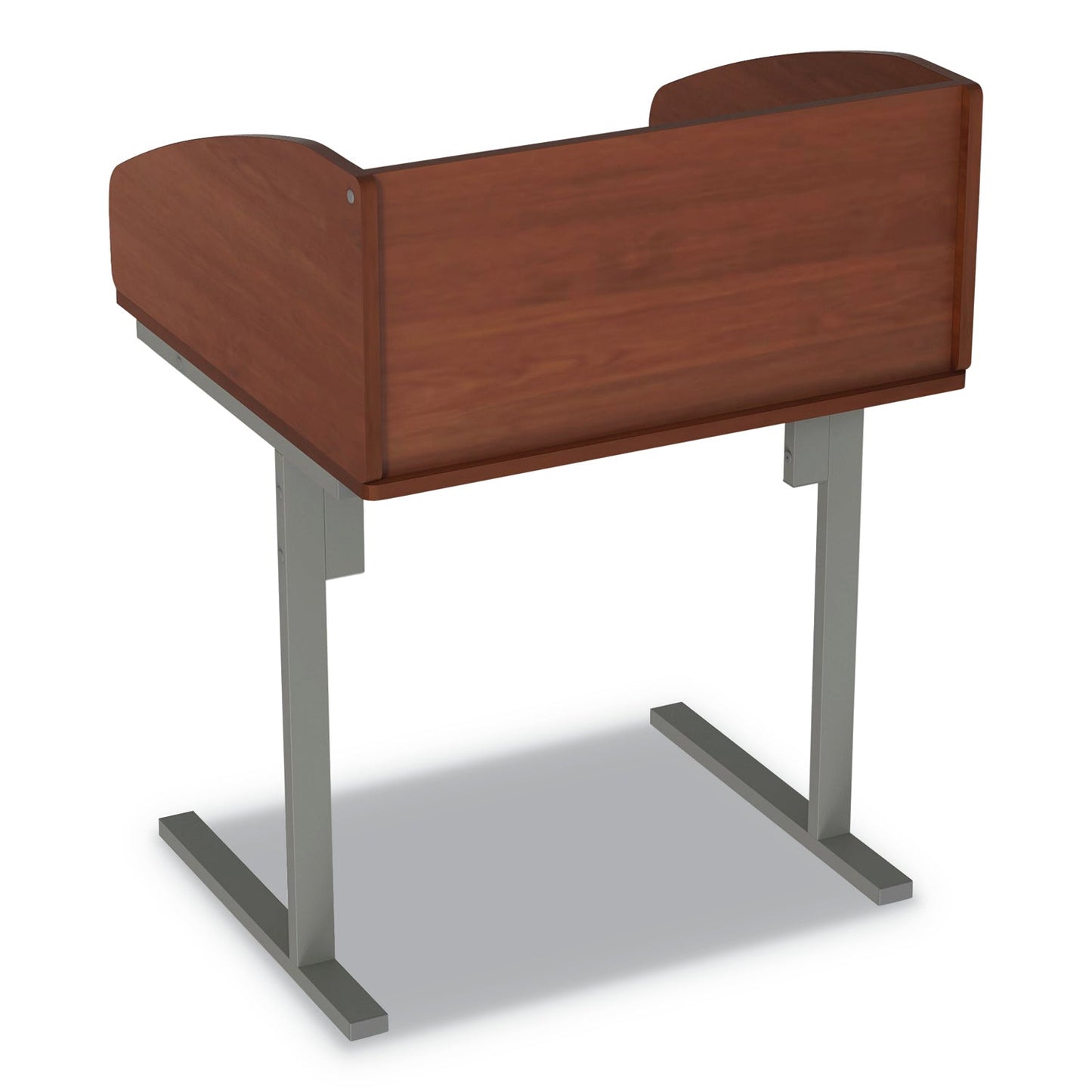 Linea Italia® Study Carrell Starter Unit, 2-Leg, 31.25 X 23.5 X 45.25, Cherry