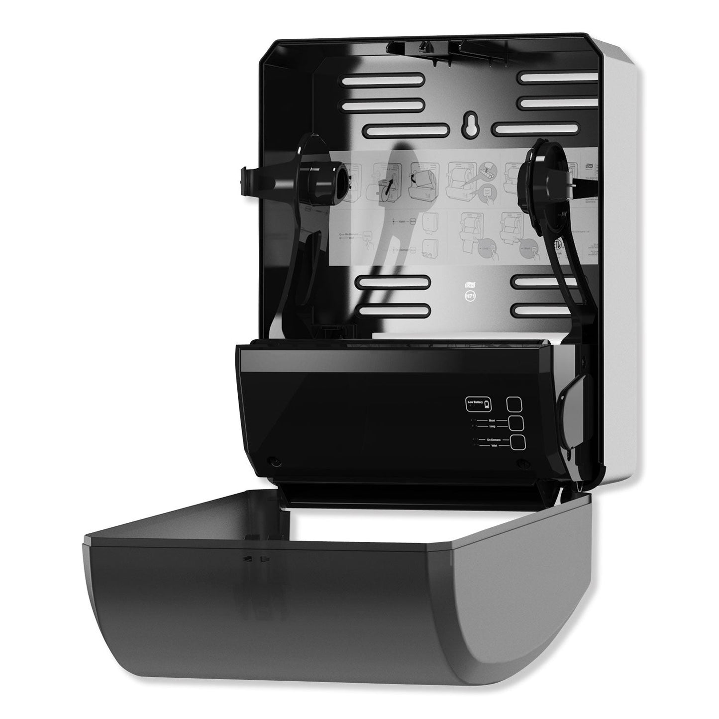 Tork® Electronic Hand Towel Roll Dispenser, 7.5" Roll, 12.32 X 9.32 X 15.95, Black