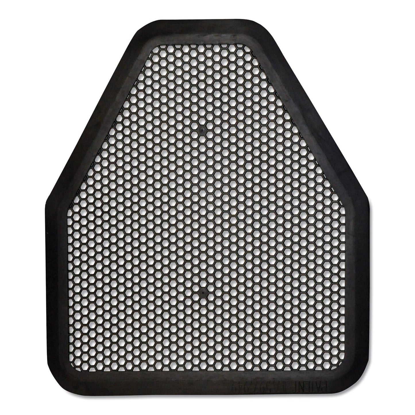 TOLCO® Urinal Mat, 20.75 X 18.5, Black, 6/carton