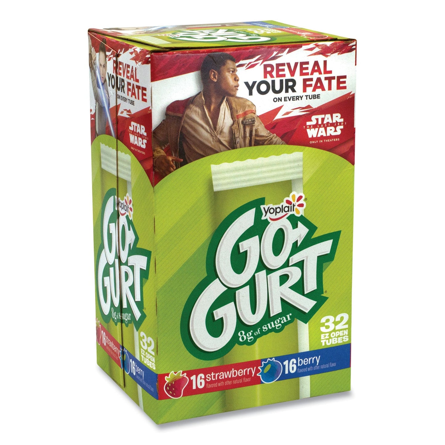 Yoplait® Go-Gurt Low Fat Yogurt, 2 oz Tube, 32 Tubes/Carton