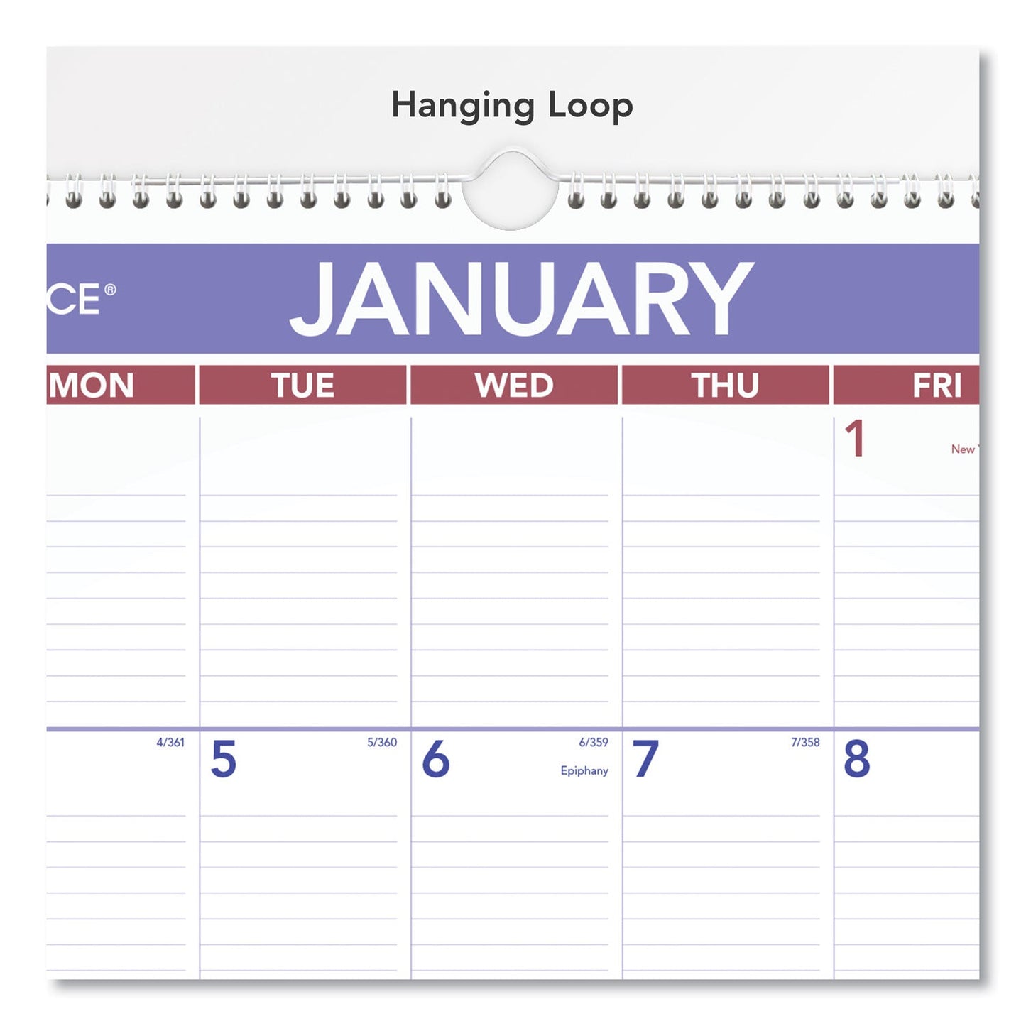 AT-A-GLANCE® Erasable Wall Calendar, 15.5 x 22.75, White Sheets, 12-Month (Jan to Dec): 2025
