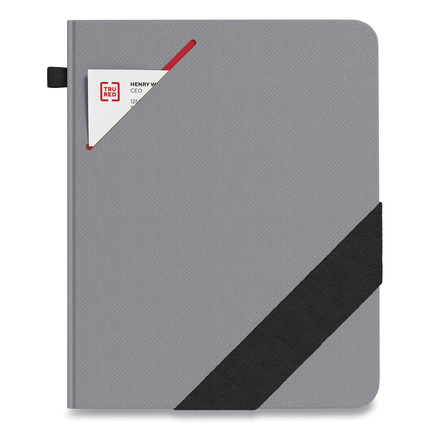 TRU RED™ Large Starter Journal, 1-Subject, Narrow Rule, Gray Cover, (192) 10 x 8 Sheets