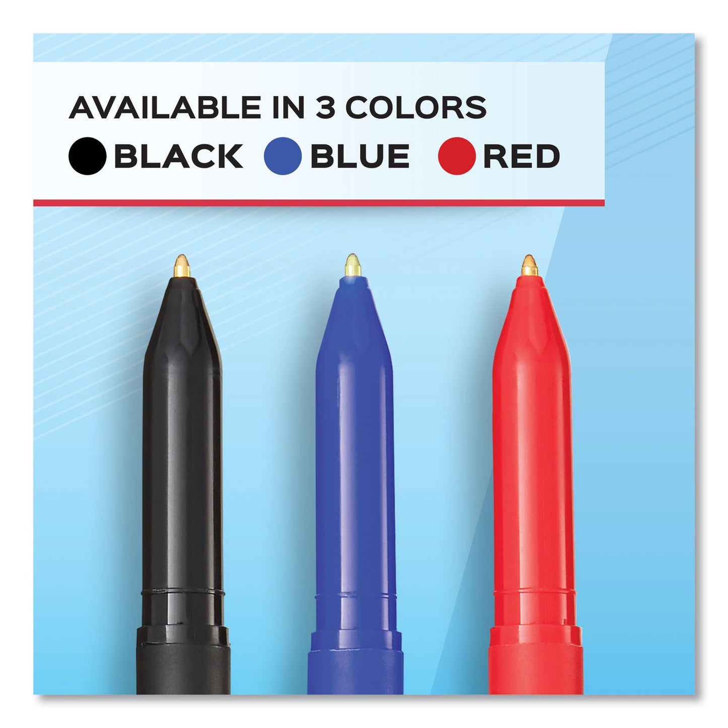 Paper Mate® Write Bros. Ballpoint Pen Value Pack, Stick, Medium 1 Mm, Black Ink, Black Barrel, 120/pack