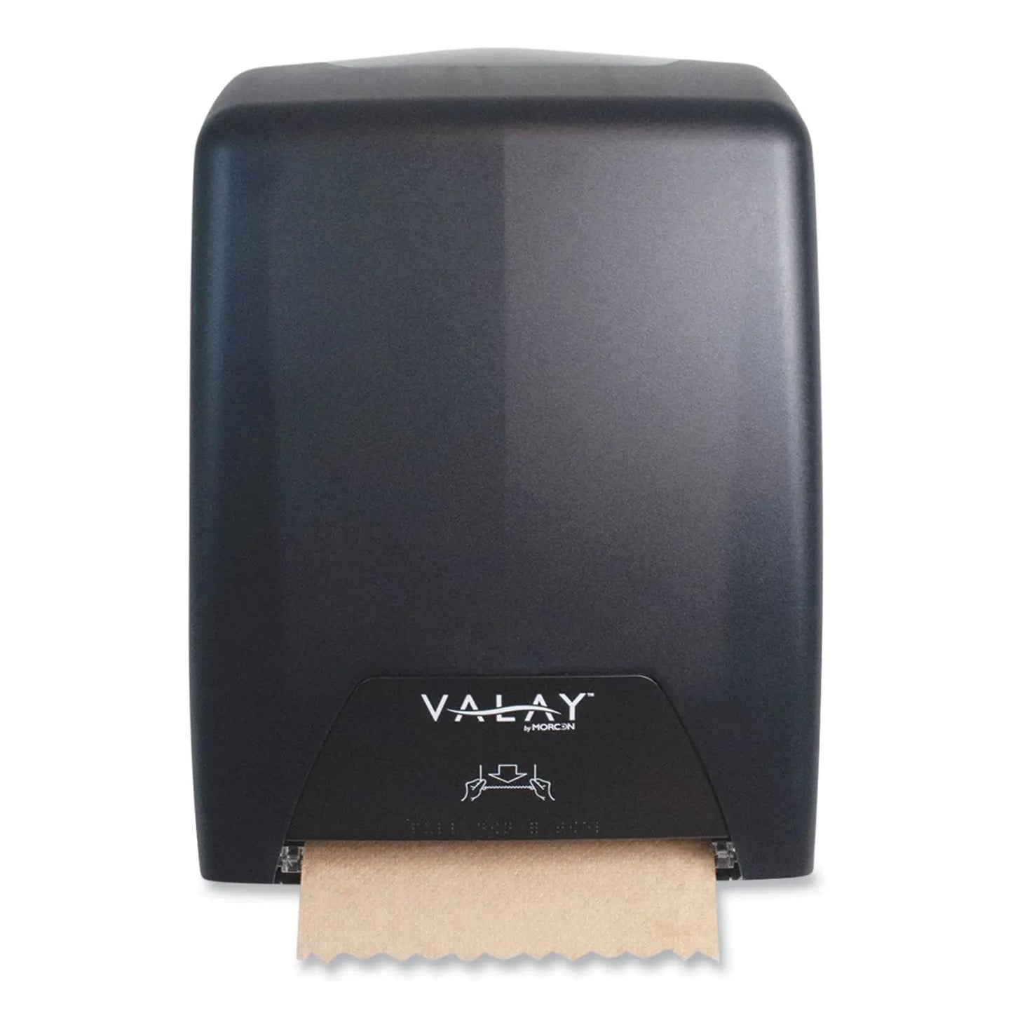 Morcon Tissue Valay Proprietary Roll Towel Dispenser, 11.75 X 8.5 X 14, Black