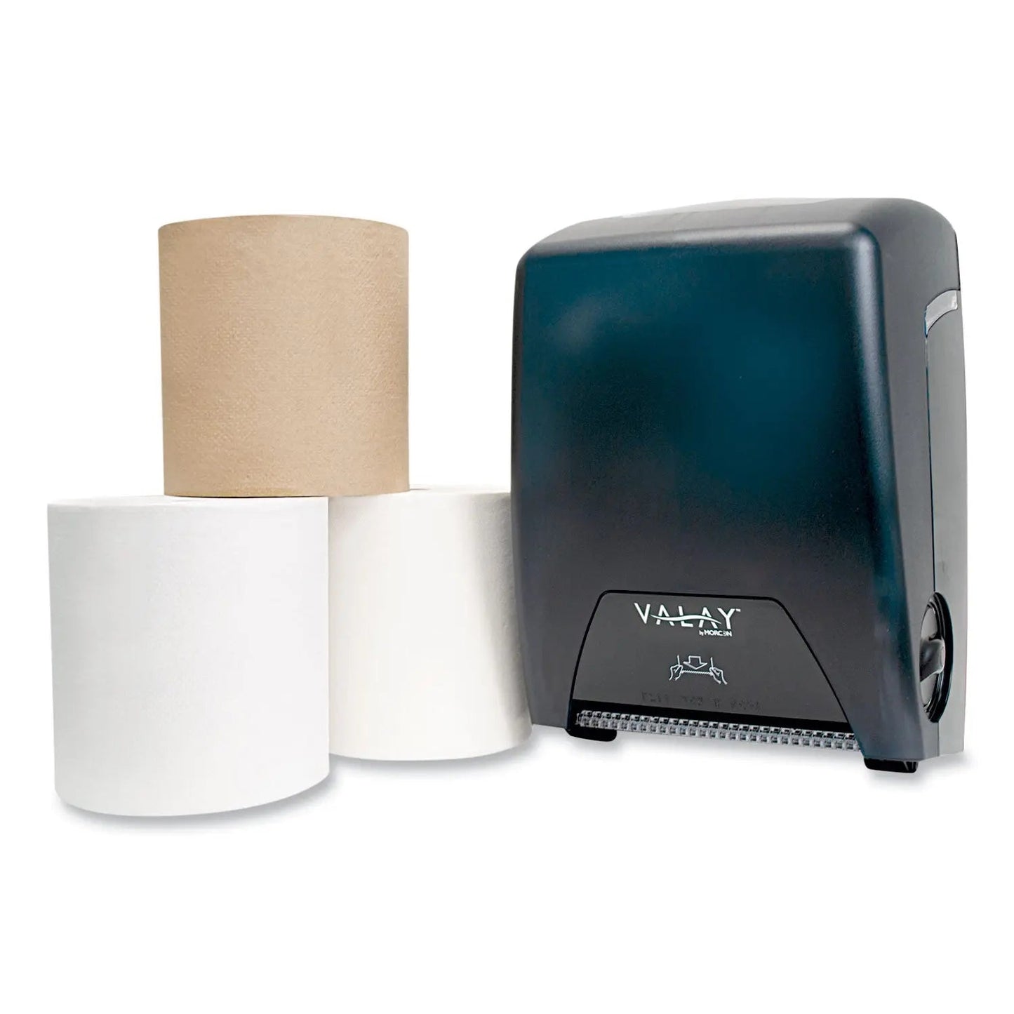 Morcon Tissue Valay Proprietary Roll Towel Dispenser, 11.75 X 8.5 X 14, Black
