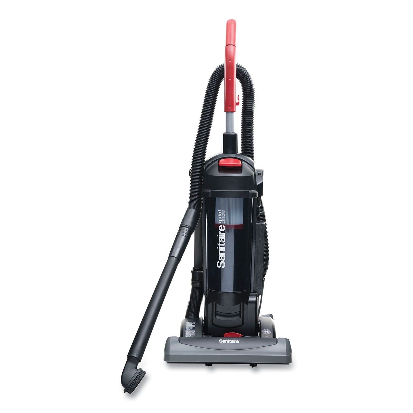 Sanitaire® FORCE QuietClean Upright Vacuum SC5845D, 15" Cleaning Path, Black