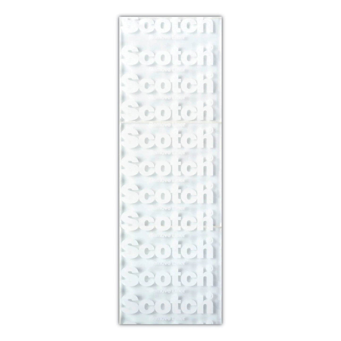 Scotch® Restickable Mounting Tabs, Removable, Holds Up To 1 Lb, 1 X 3, Clear, 6/pack