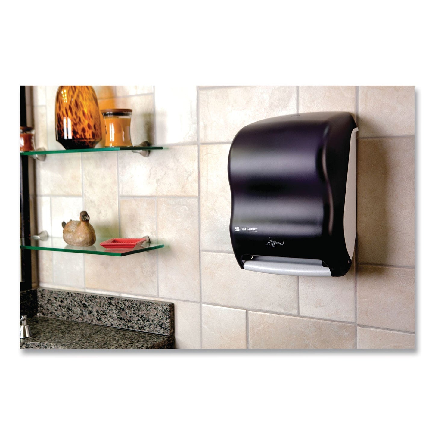 San Jamar® Smart System With Iq Sensor Towel Dispenser, 11.75 X 9 X 15.5, Black Pearl