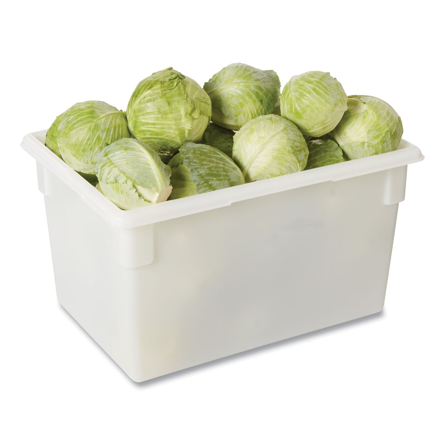 Rubbermaid® Commercial Food/Tote Boxes, 21.5 gal, 26 x 18 x 15, White, Plastic
