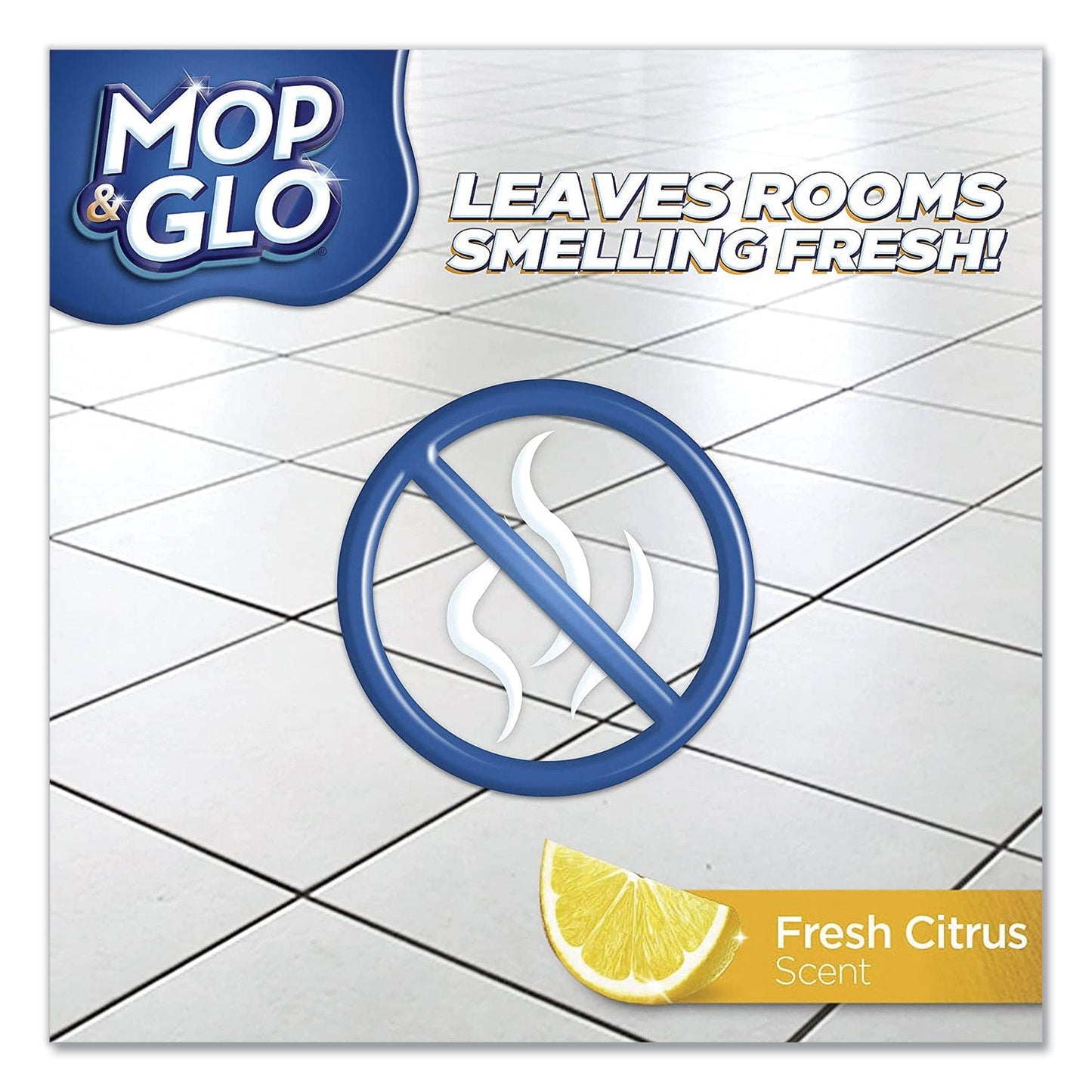 MOP & GLO® Ready to Use Multi-Surface Floor Cleaner, Fresh Citrus Scent, 32 oz Bottle, 6/Carton