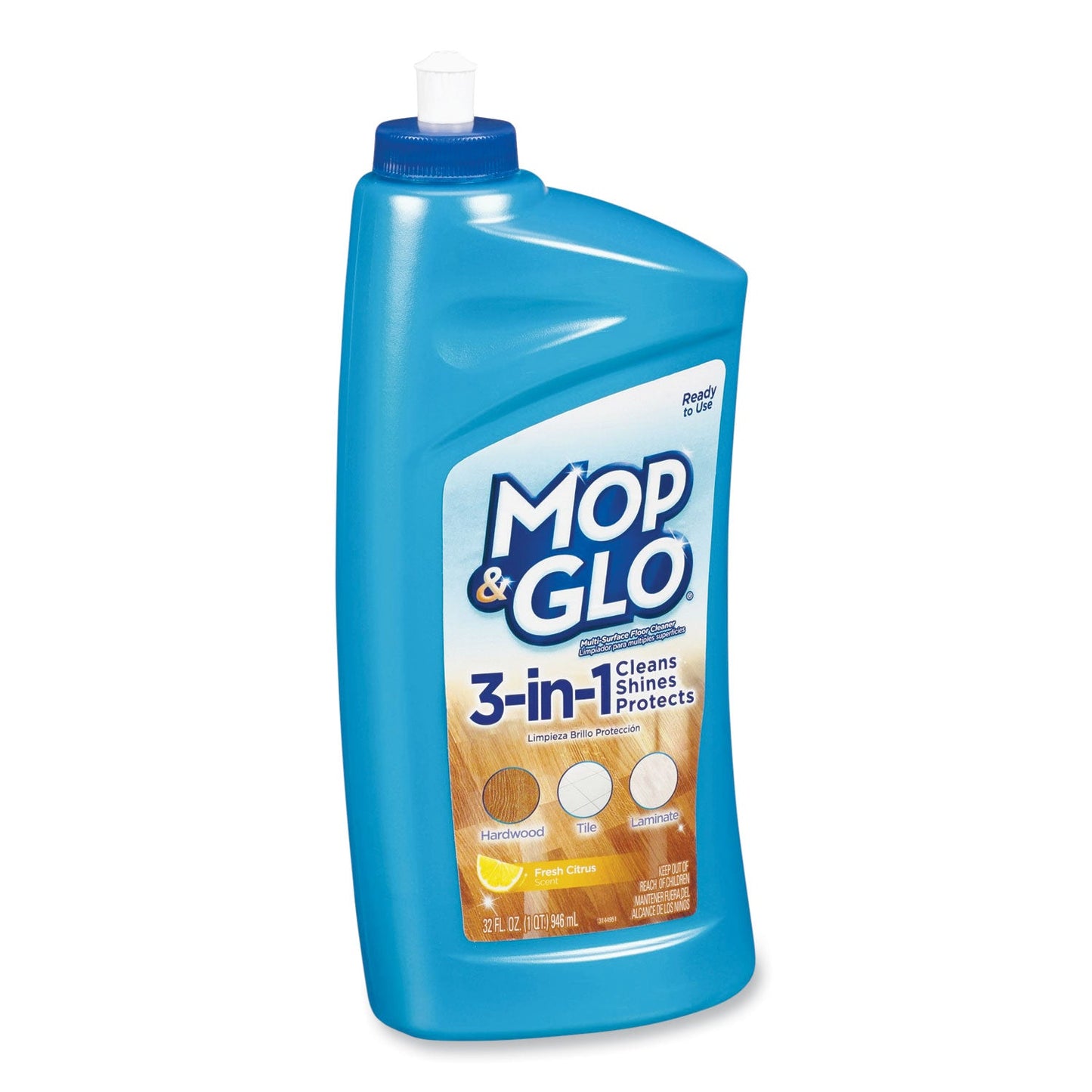 MOP & GLO® Ready to Use Multi-Surface Floor Cleaner, Fresh Citrus Scent, 32 oz Bottle