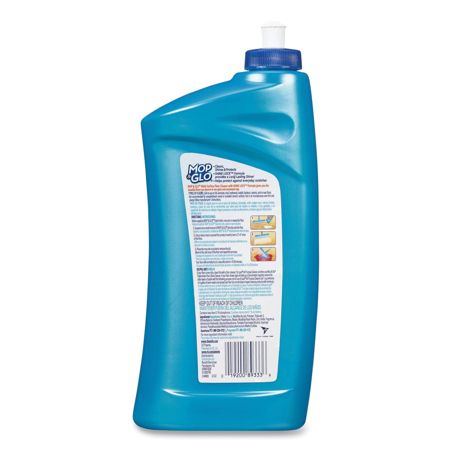 MOP & GLO® Ready to Use Multi-Surface Floor Cleaner, Fresh Citrus Scent, 32 oz Bottle