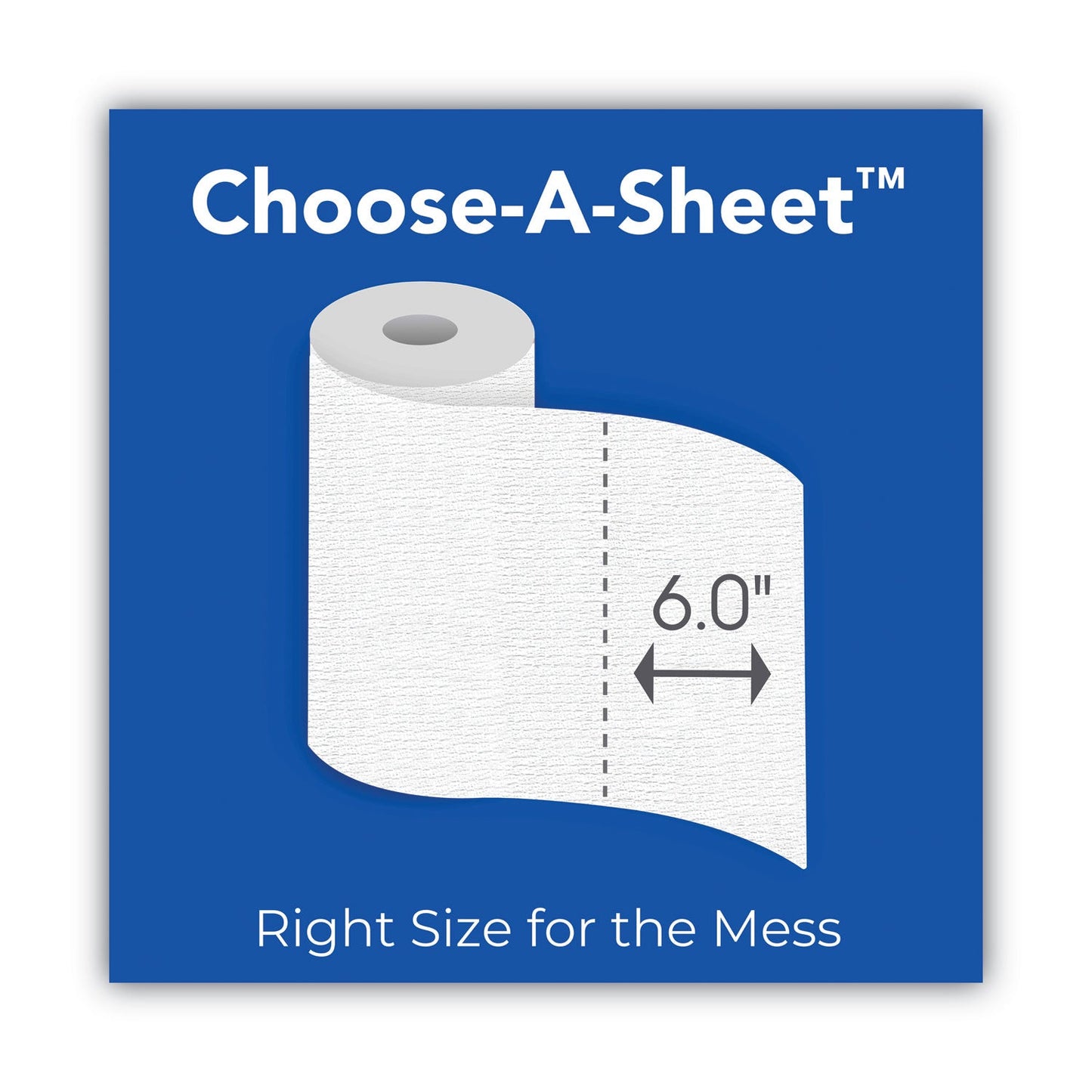Scott® Choose-a-Size Mega Kitchen Roll Paper Towels, 1-Ply, 108/Roll, 6 Rolls/Pack, 4 Packs/Carton