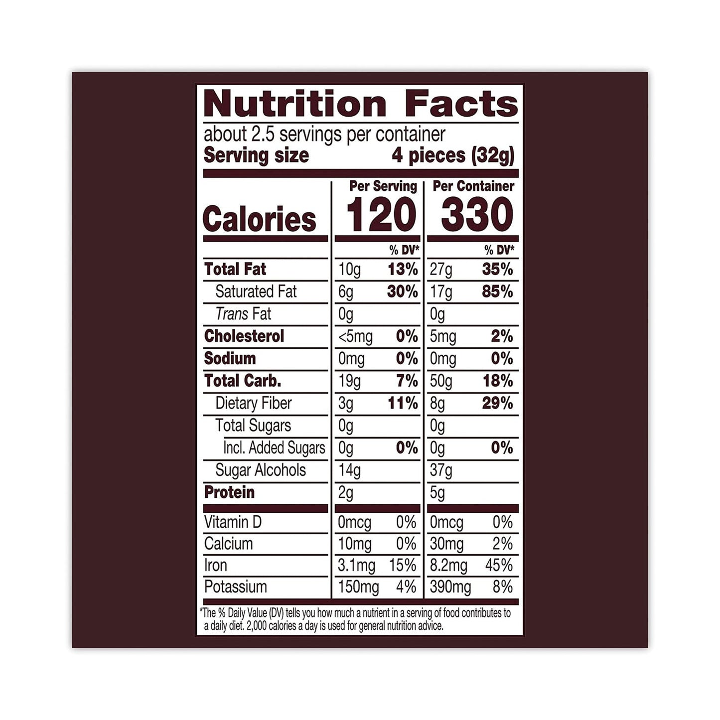 Hershey®'s Miniatures Special Dark Sugar-Free Chocolate, 3 oz Bag, 12 Bags/Carton