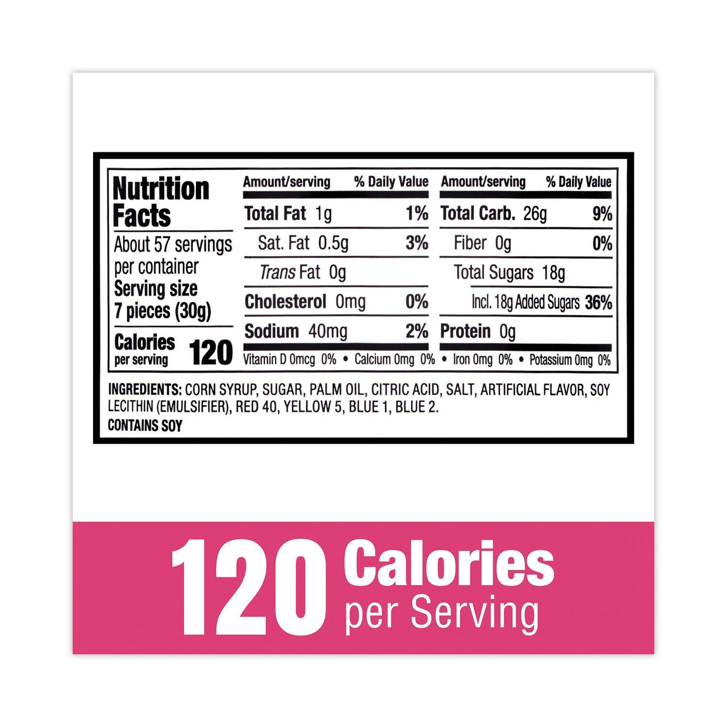 Now and Later® Mixed Fruit Chews, Assorted Flavors, 60 oz Tub, 365 Pieces
