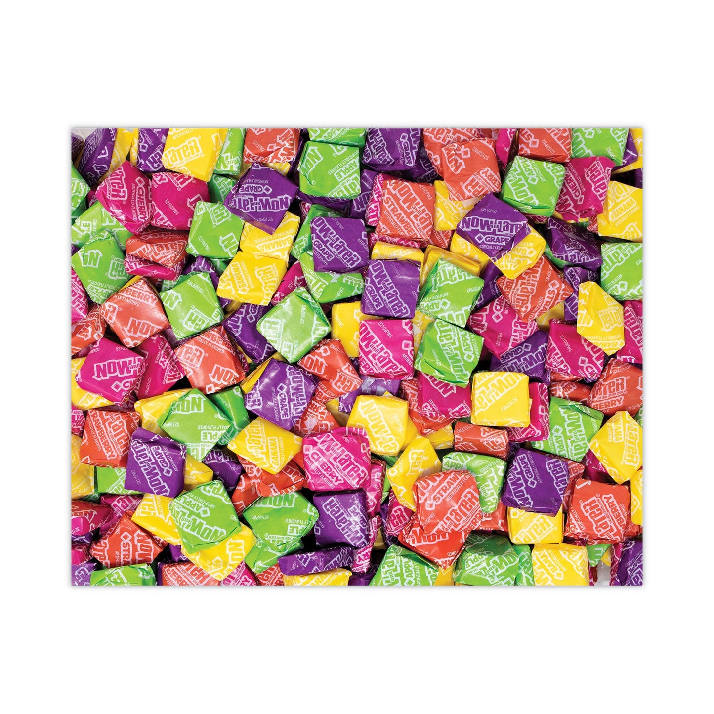 Now and Later® Mixed Fruit Chews, Assorted Flavors, 60 oz Tub, 365 Pieces