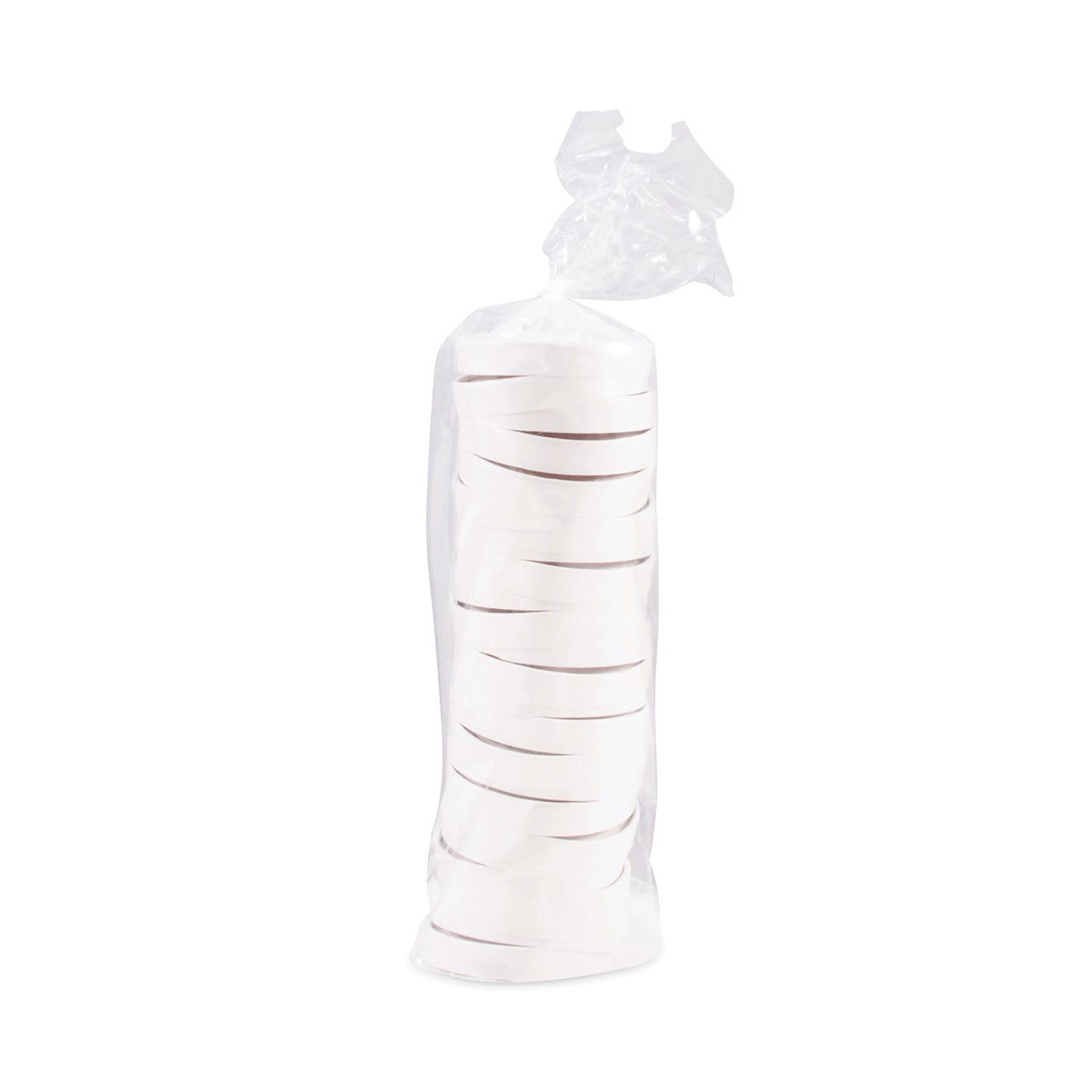 SOLO® Paper Lids for Food Containers, For 16 oz Containers, Vented, 3.9" Diameter x 0.9" h, White, 25/Bag, 20 Bags/Carton