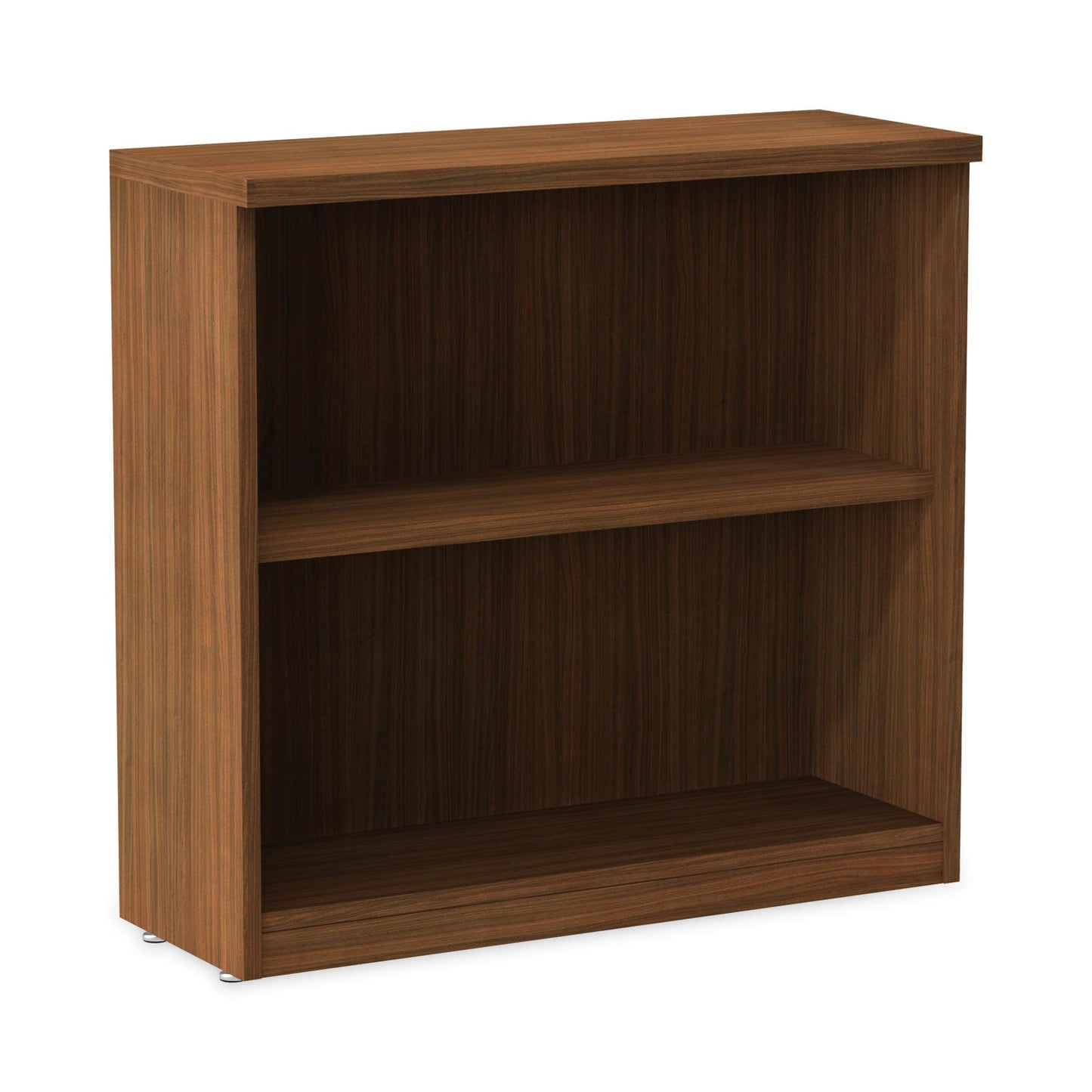 Alera® Alera Valencia Series Bookcase,Two-Shelf, 31.75w x 14d x 29.5h, Modern Walnut