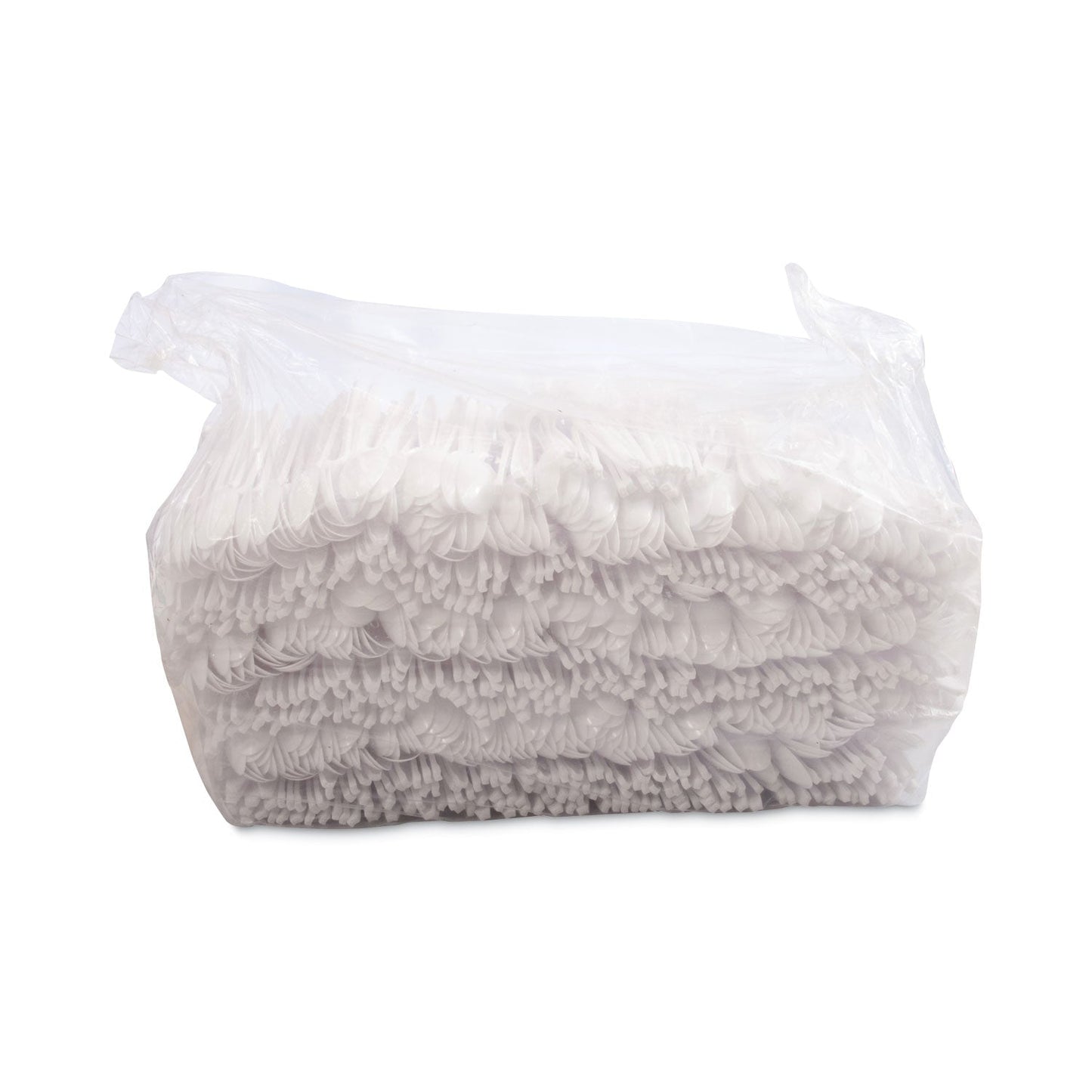 SOLO® Impress Heavyweight Full-Length Polystyrene Cutlery, Spoon, Plastic, White, 1,000/Carton