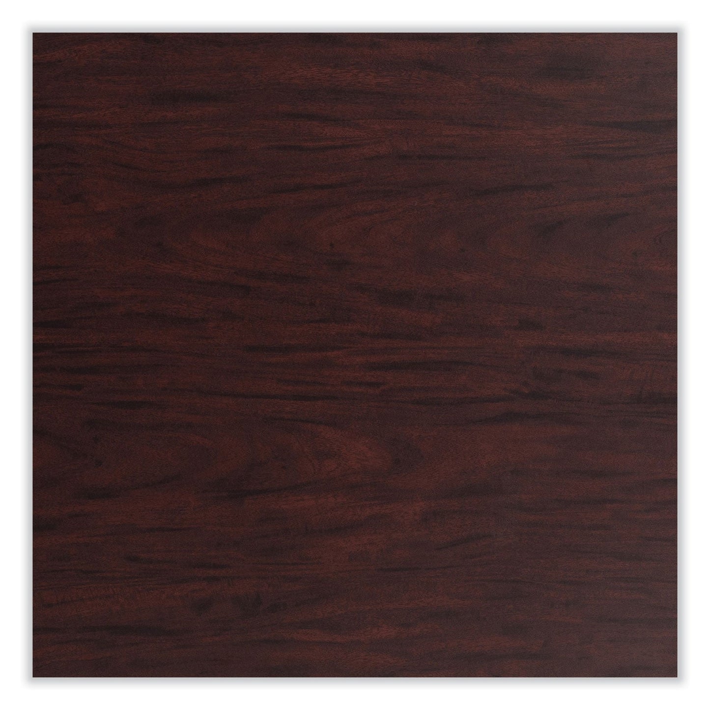 NPS® Cafe Table, 36" Diameter x 30h, Round Top/Base, Mahogany Top, Black Base
