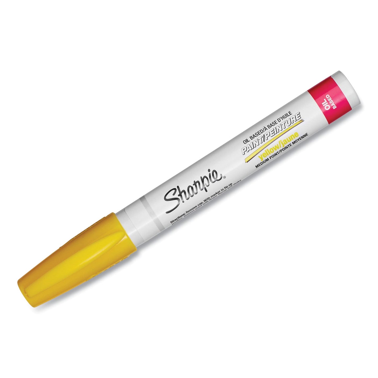 Sharpie® Permanent Paint Marker, Medium Bullet Tip, Yellow