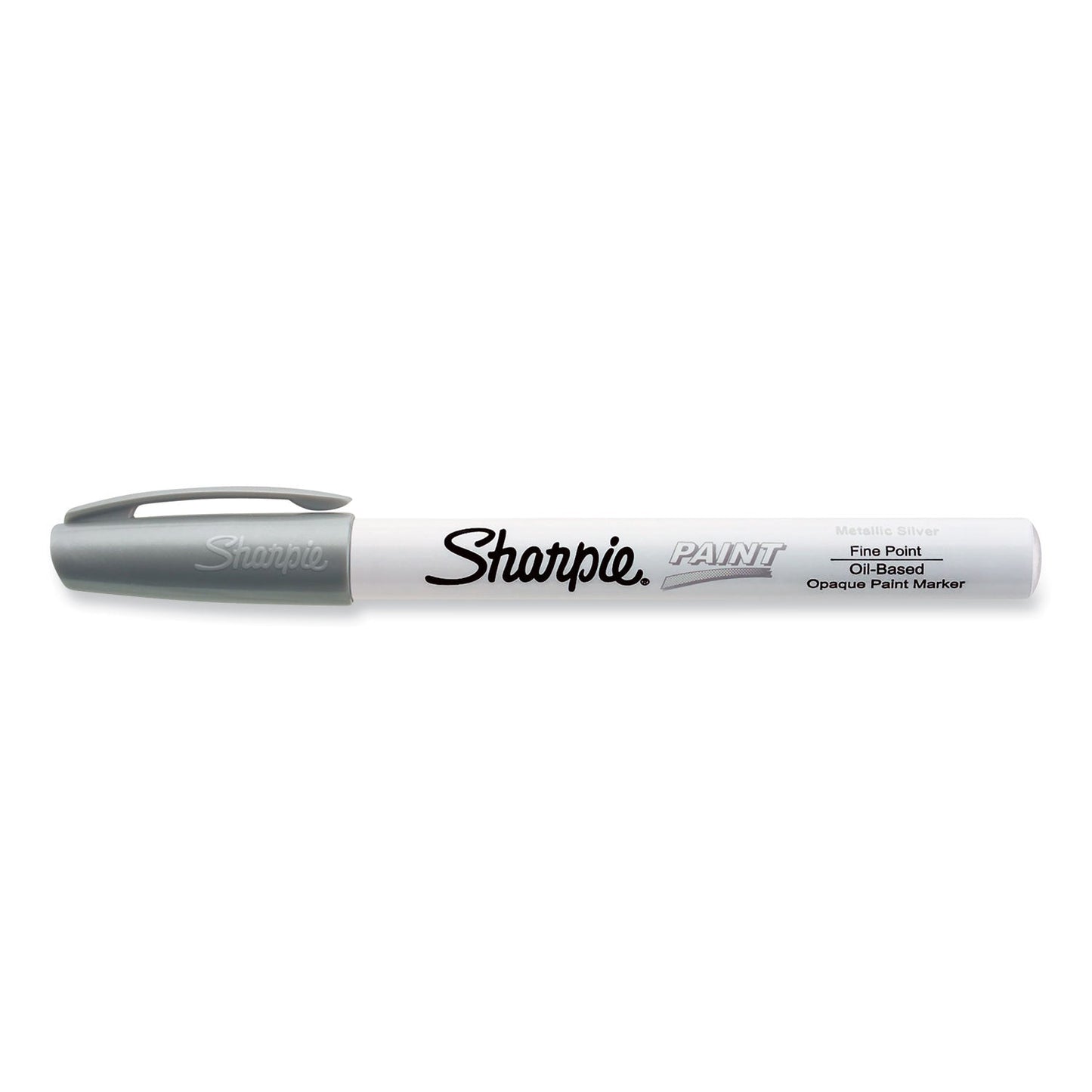 Sharpie® Permanent Paint Marker, Fine Bullet Tip, Silver