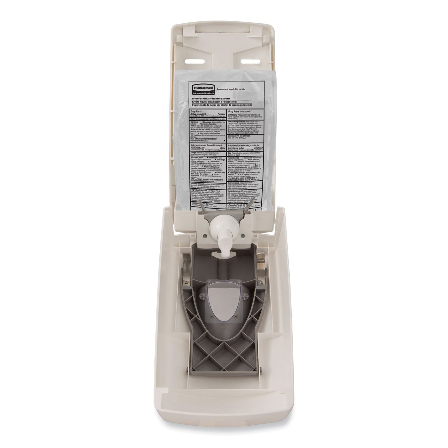 Rubbermaid® Commercial AutoFoam Refill With Alcohol Foam Hand Sanitizer, Clear, 1,000 mL, Fragrance-Free, 4/Carton