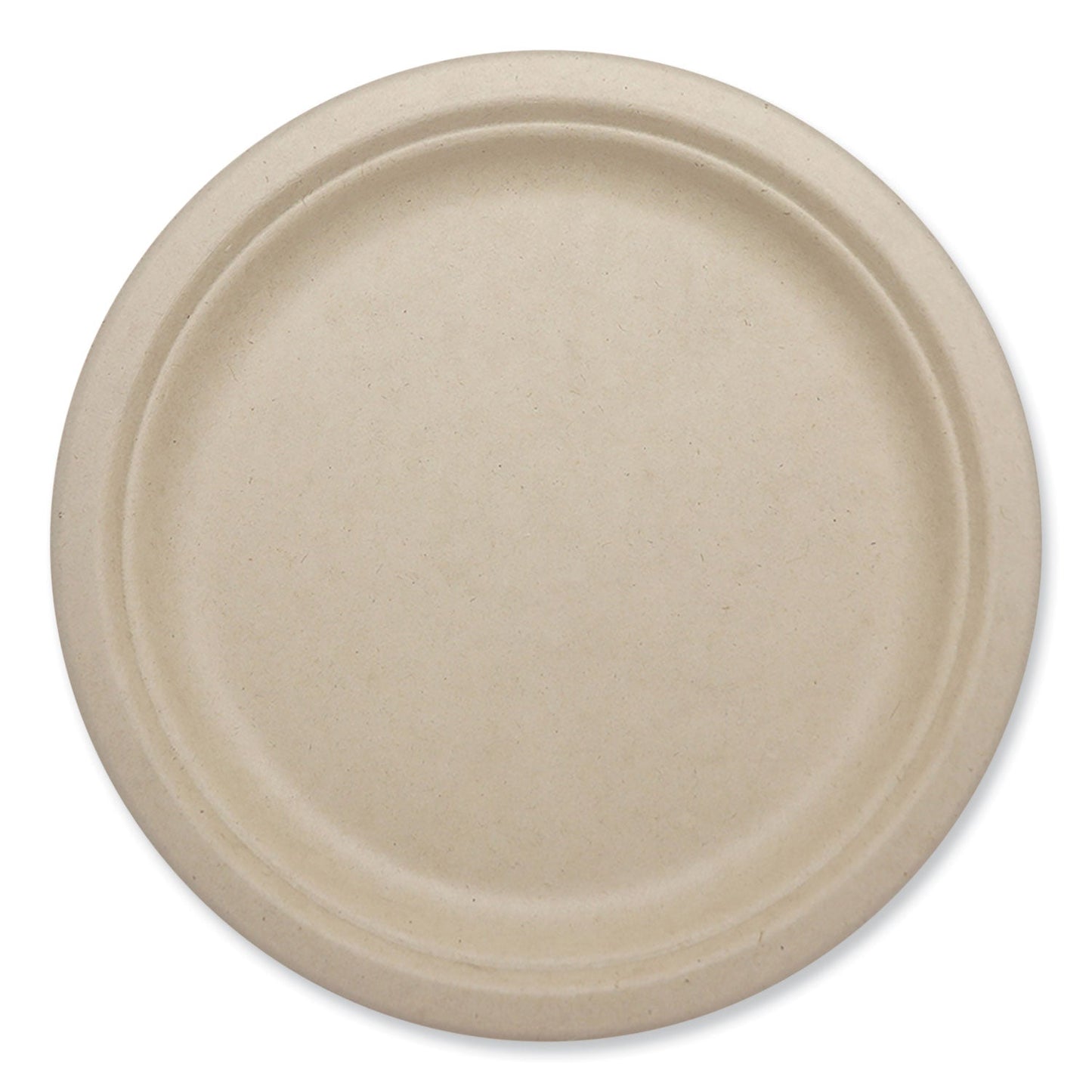 World Centric® Fiber Plates, Paper, 10.1" dia, Natural, 800/Carton