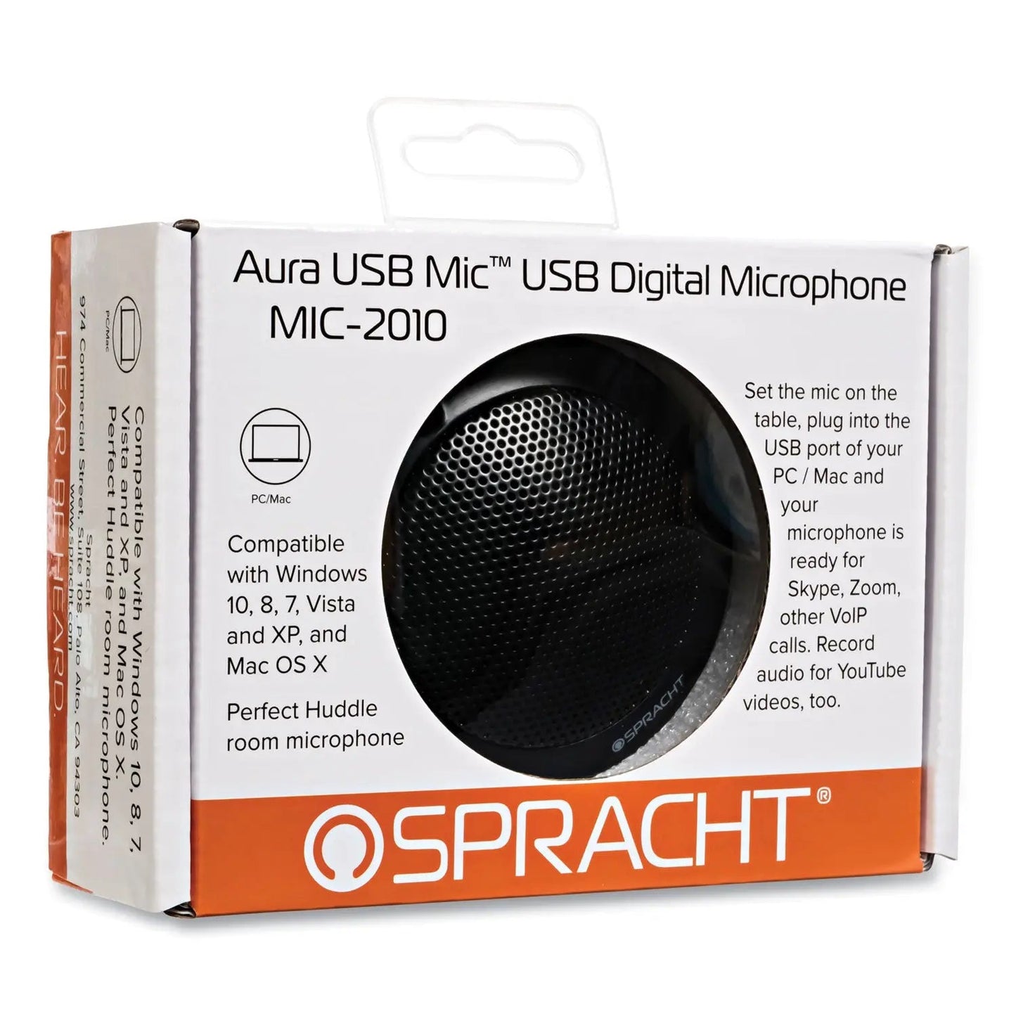 Spracht Mic2010 Digital Usb Microphone, Black