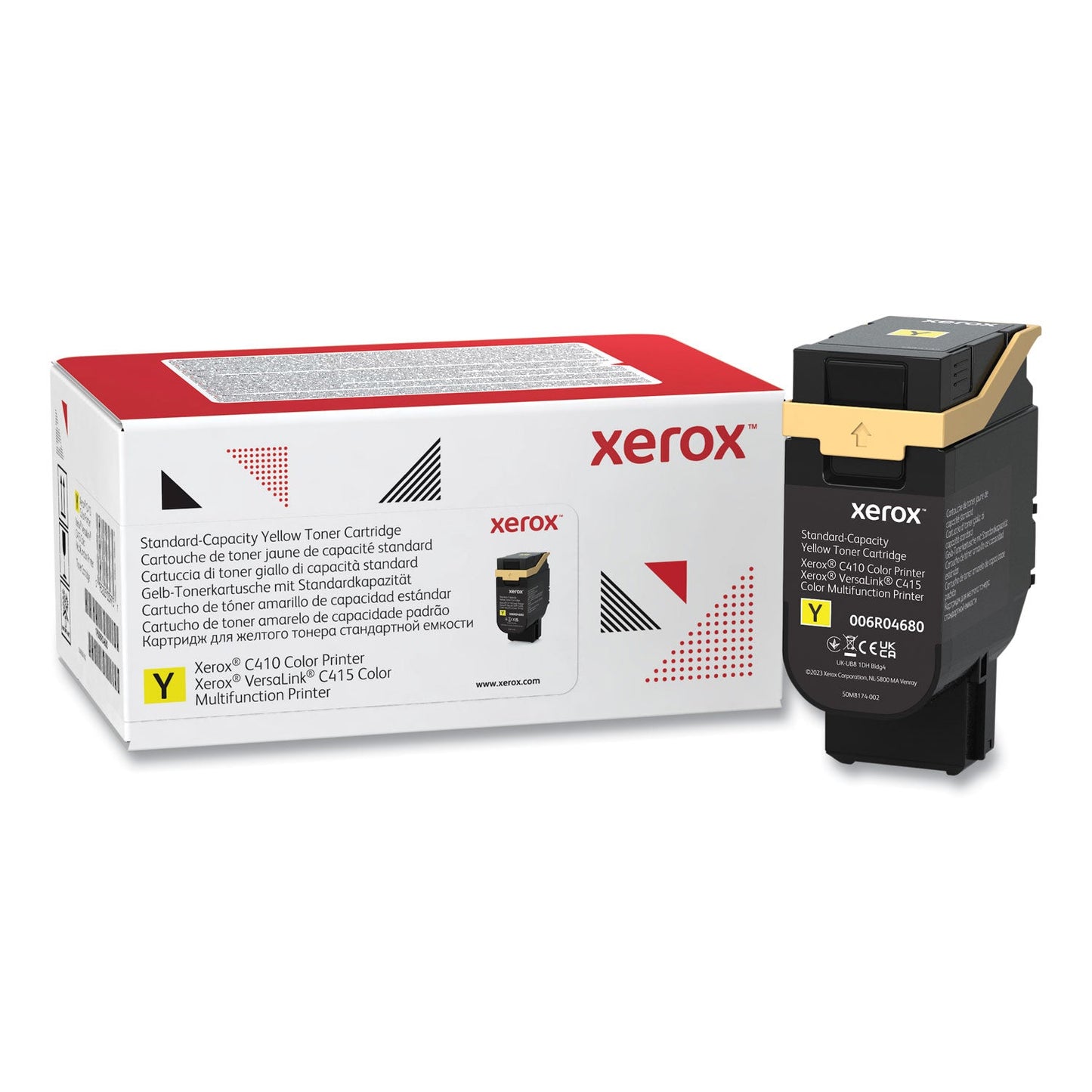 Xerox® 006R04680 Toner, 2,000 Page-Yield, Yellow