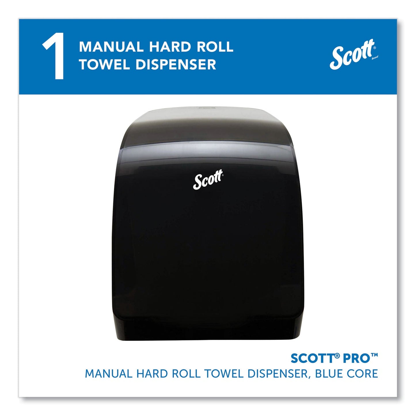 Scott® Pro Mod Manual Hard Roll Towel Dispenser, 12.66 X 9.18 X 16.44, Smoke