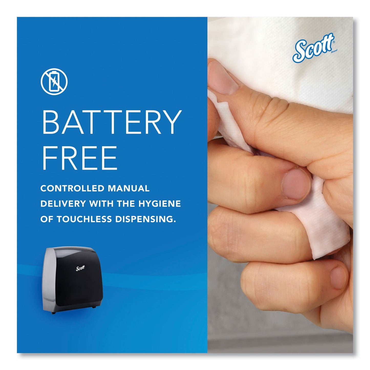 Scott® Pro Mod Manual Hard Roll Towel Dispenser, 12.66 X 9.18 X 16.44, Smoke