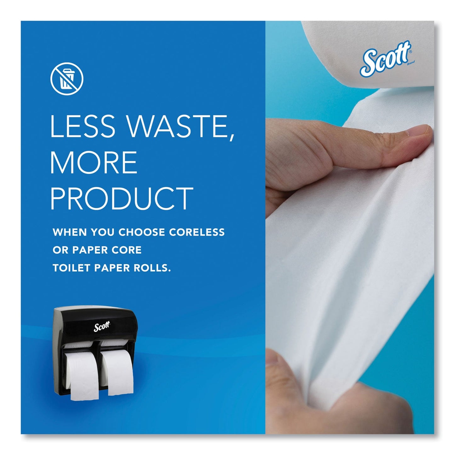Scott® Pro High Capacity Coreless SRB Tissue Dispenser, 11.25 x 6.31 x 12.75, Black