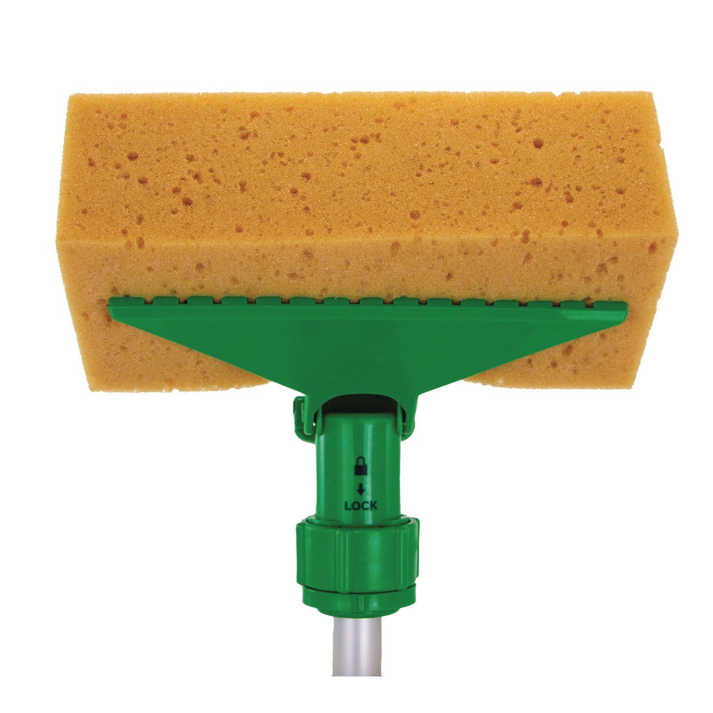 Unger® Fixi-Clamp Sponge, 8.5" x 4" x 2.75", Yellow, 10/Carton